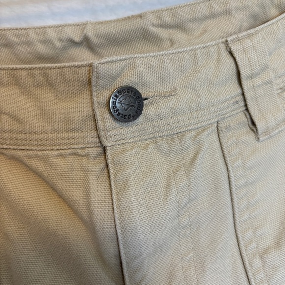Patagonia womens cream double canvas casual outdoor work low rise pants size 8 - Picture 7 of 12